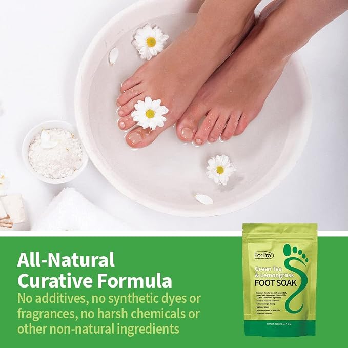 ForPro Professional Collection Green Tea & Lemongrass Foot Soak - Image 6