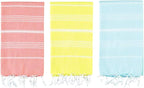 XL Turkish%100 Cotton Bath Beach Spa Sauna Hammam Yoga Gym Hamam Towel Fouta - Image 2