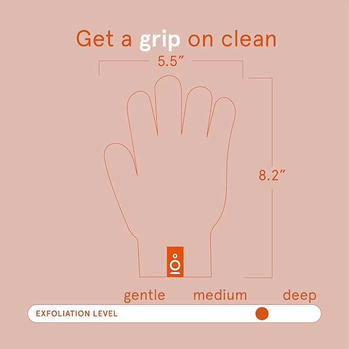 Clean Logic Stretch Bath & Shower Gloves - Image 6