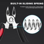 Toe Nail Clipper for Ingrown or Thick Toenails, Toenails Trimmer and - Image 6