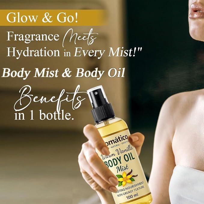 Aromatico Warm Vanilla Mini Body Oil Mist - Image 8