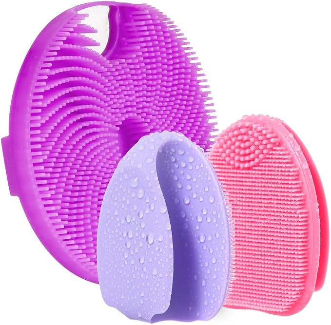 Silicone Face Scrubber with Body Scrubber by HieerBus