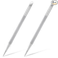 2 PCS Nail Cuticle Pusher Pen, Metal Double Ended Tools by Unknown