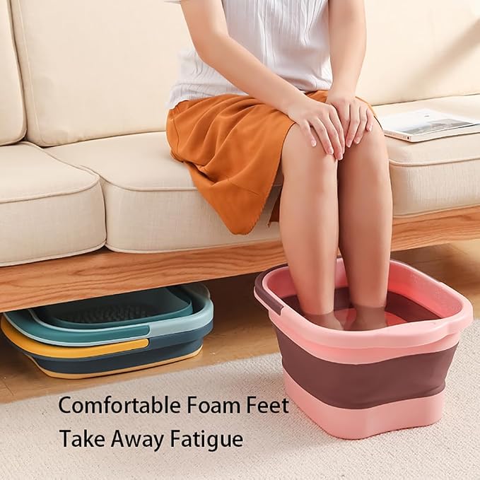 WMHYLYH Collapsible Pedicure Foot Spa Bath Massager - Image 4