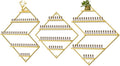 EBANKU Metal Wall Mounted Nail Polish Storage Racks by EBANKU