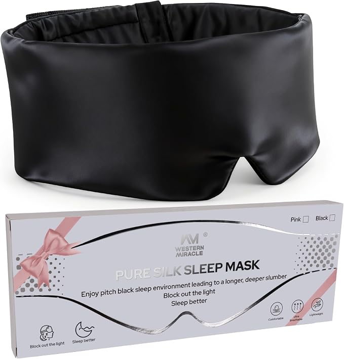 Silk Sleep Mask – 100% Mulberry Silk Eye Mask - Image 7