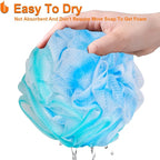 Urbanstrive Shower Bath Sponge XL 75g Soft Shower Loofahs Balls - Image 5