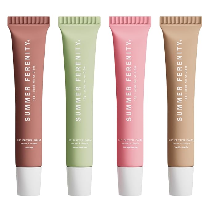 4 PCS Summer Lip Balm Tinted Lip Butter Balm by Unknown