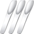 Pndeyo 3pcs Mini Stainless Steel Makeup Spatula, 2.75x0.45in Reusable Cosmetic by Pndeyo