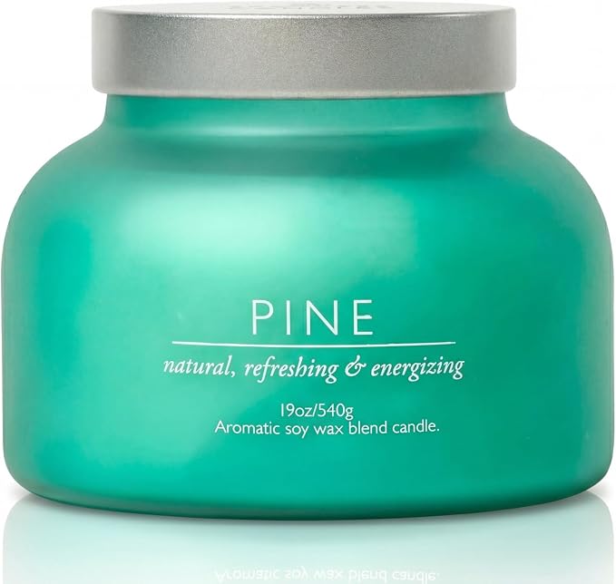 Pine Candle Large Volcano Jar -19oz 4"x5" Giant Candle by SpotlessLeopard