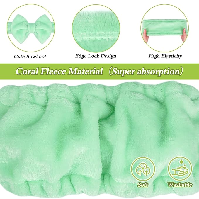 Shintop Makeup Headband, Soft Face Wash Headband - Image 7