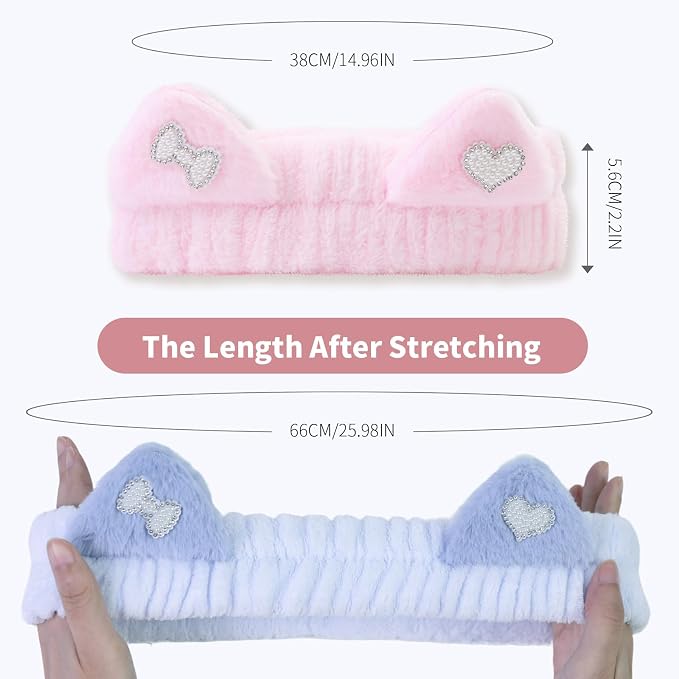 Kawaii Spa Headbands for Women Girls - Image 2