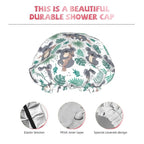 Funny Koala Shower Cap For Women Reusable Waterproof Double Layers Bath Cap - Image 4