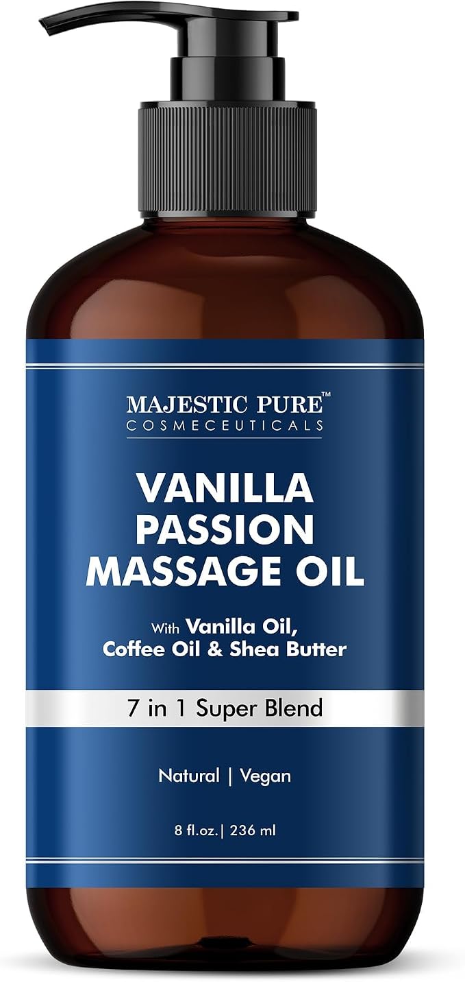 MAJESTIC PURE Vanilla Passion Massage Oil by BeautyandPersonalCare