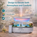 Dreamlax Rain Humidifiers for Bedroom – Cool Mist Essential Oil Diffuser - Image 6