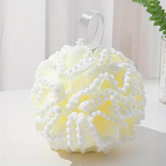 Large Luxurious Bath Ball Loofah Sponge Pouf Puff Mesh - Image 6