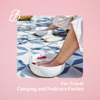 Pedicure Soap Flowers Foot Soak Petals, Rose Scented Bath Soap Sheets - Image 5