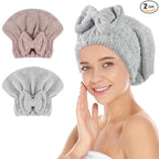 SUNLAND Large Microfiber Hair Drying Caps by SUNLAND