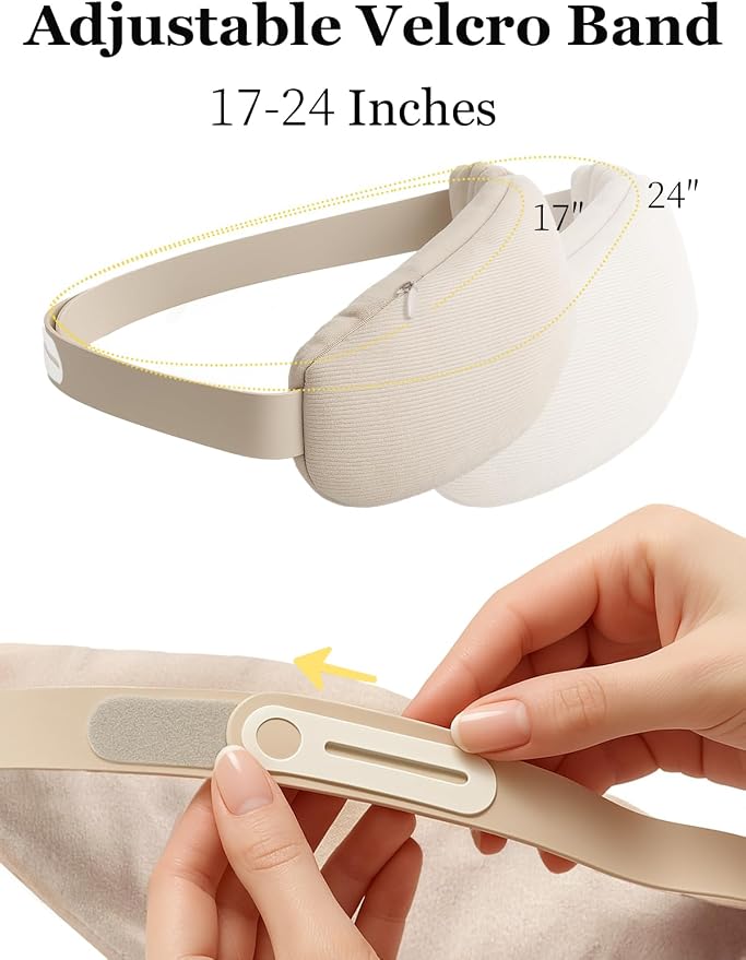 Heated Eye Mask, Cordless Warm Eye Compress - Image 5