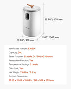 VEVOR Towel Warmers for Bathroom, Towel Warmer Bucket - Image 7