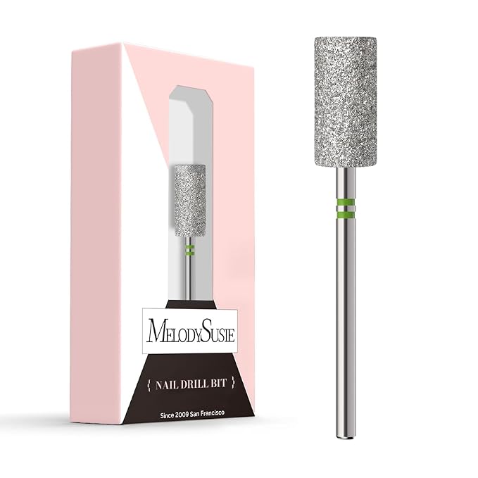 MelodySusie 6.5mm Barrel Shape Cuticle Clean Nail Drill Bit 3/32'', by MelodySusie