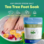 Tea Tree Foot Soak 32 Ounces USP Grade Epsom Salt - Image 4