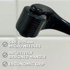 The Beard Club Derma Roller & Cleansing Spray Kit – Microneedling Roller - Image 3
