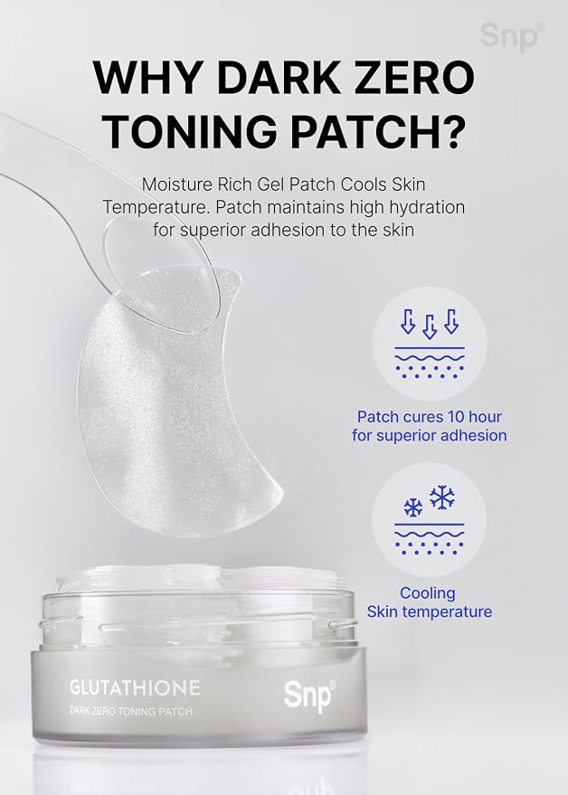 SNP 99% Glutathione + Niacinamide B3 Eye Patch | Nourishing Under Eye Patches - Image 7