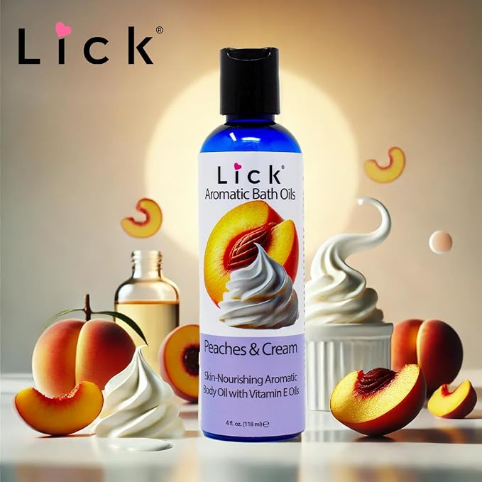 Lick Peaches and Whipped Ceam Aromatic Bath Oil - Image 2