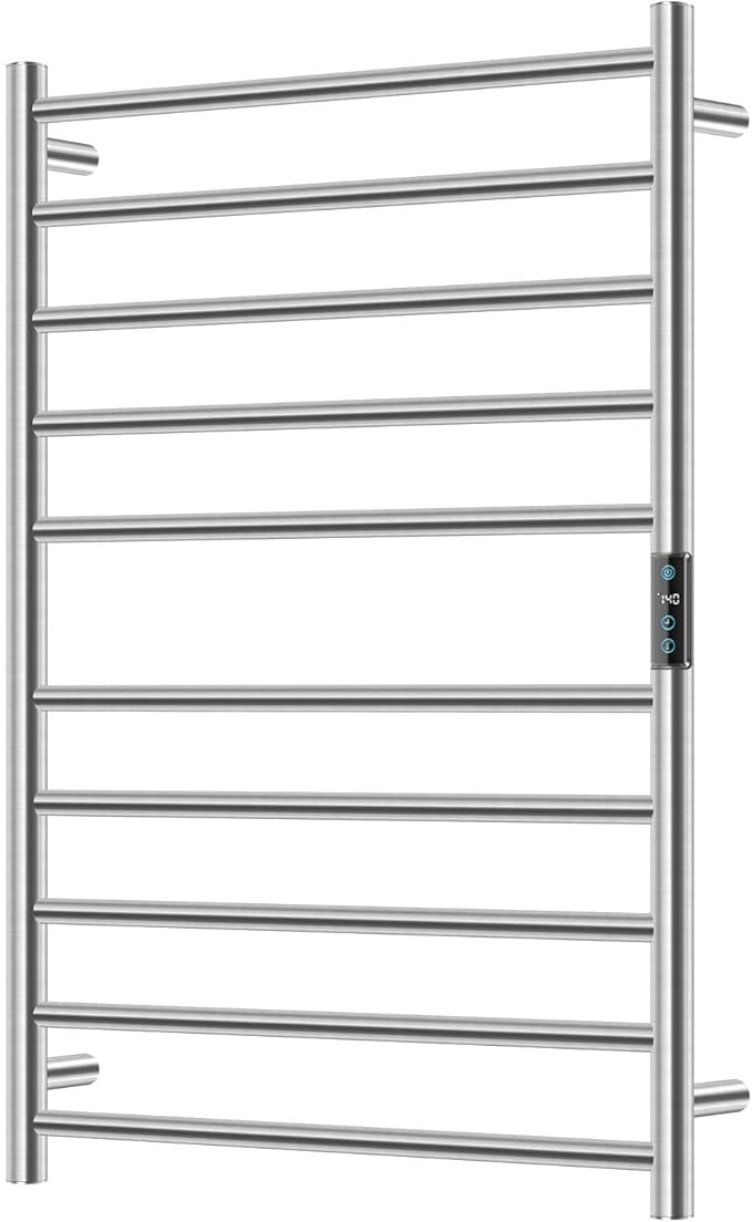 Towel Warmers for Bathroom, Heated Towel Rack Large, Smart Timing & Temperature by AQUATREND