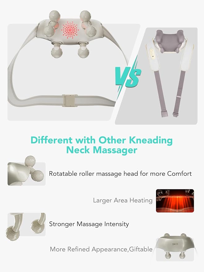 SKG H7 Ultra FSA Eligible Cordless Neck Massager - Image 4