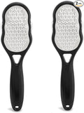 2 Pcs Foot Files with Skin Catcher, Stainless Steel Foot Rasp Callus Remover by BTYMS