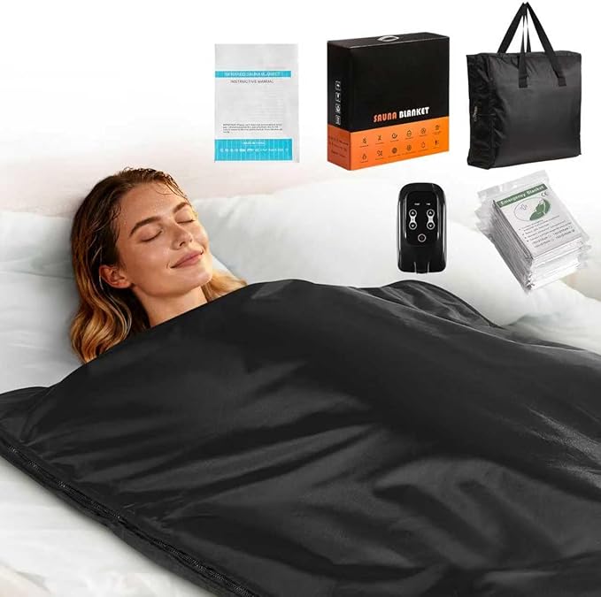 Sauna Blanket for Home, Portable Full Body Heating Wrap by HighQualitySaunaBlanket