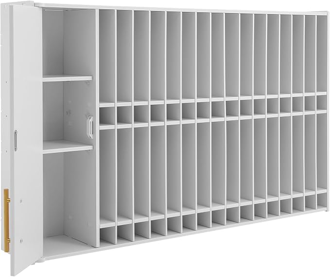 Professional Hair Color Organizer Rack, Wall Mounted Salon Storage Cabinet - Image 7
