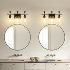 Bathroom Light Fixtures, Matte Black Vanity Lights - Image 6