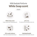 Milk Baobab Hydrating Shampoo, Nourishing Korean Hair Care, Long-Lasting White - Image 7