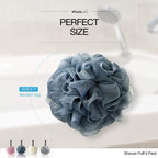 Loofah Sponge Bath Sponge for Women Men 4 Pack - Image 2