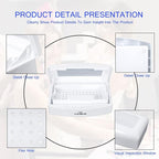 Plastic Sterilizing Tray-Sterilization Tray, Clean Sterilizer Box Storage - Image 6