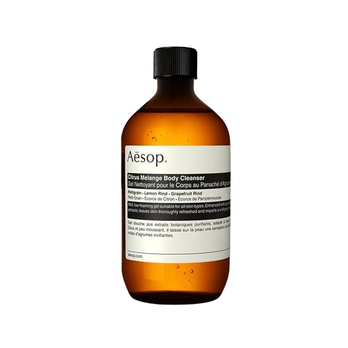 Aesop Citrus Melange Body Cleanser Refill | Gentle Low-Foaming Gel Cleanser by AesopUSA