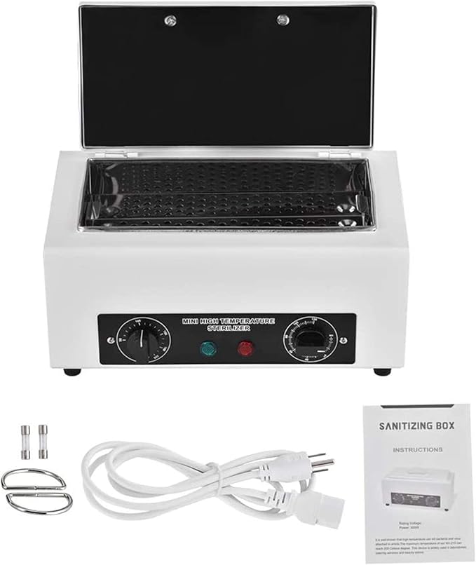 300W Heat Sterilizer NV-210 w/Timer Disinfection Box Manicure Pedicure SPA by Unknown