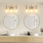 Bathroom Light Fixtures, Brushed Nickel Vanity Lights - Image 7