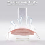 Borje KN95 Face Masks for Adults 50 Pack, 5-Ply Pink Disposable Face Mask - Image 7