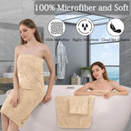4 Piece Extra Large Bath Towels 35x70 Inches - Image 3