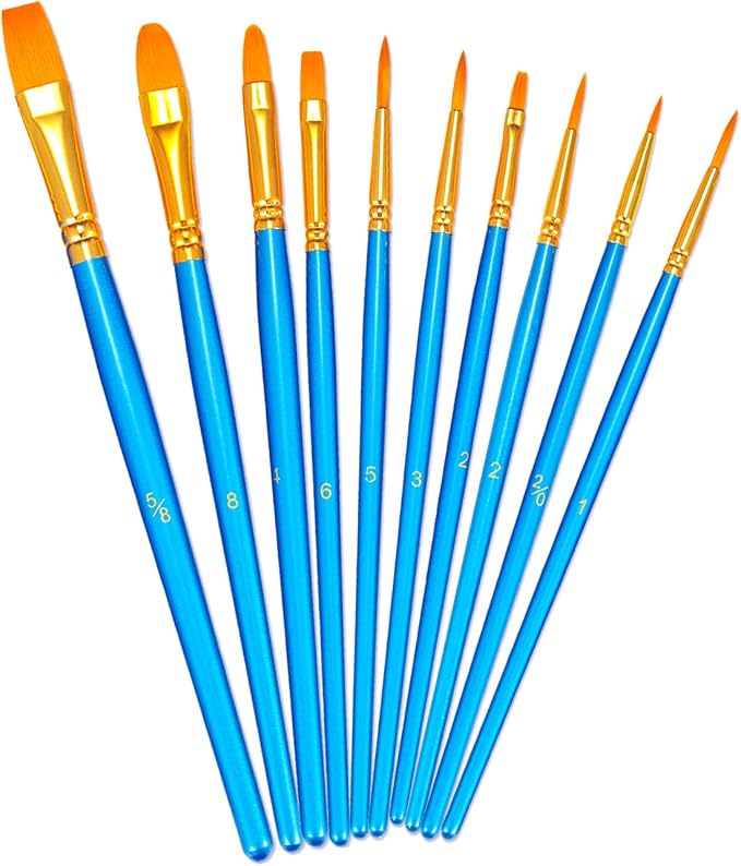 BOSOBO Paint Brush Set, Professional Fine Acrylic Oil Watercolor Brushes by ArtistPaintBrushesSet
