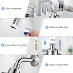 Filtered Shower Head, 3 Modes High Pressure Shower Head - Image 8