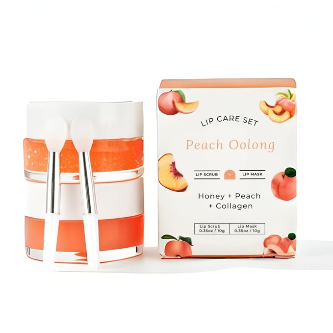 Lip Mask & Scrub Set, Overnight Moisturizer - Image 2
