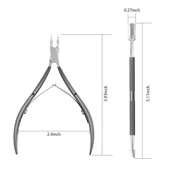 Ejiubas Cuticle Trimmer with Cuticle Pusher Cuticle Nipper Professional Grade - Image 7
