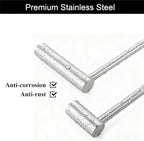 Towel Racks for Bathroom, NEWRAIN 30 inch Double Bath Towel Bar Wall Mounted - Image 5