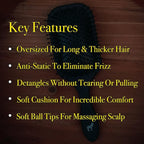 Pete & Pedro Paddle Detangle Hair Brush - Image 2