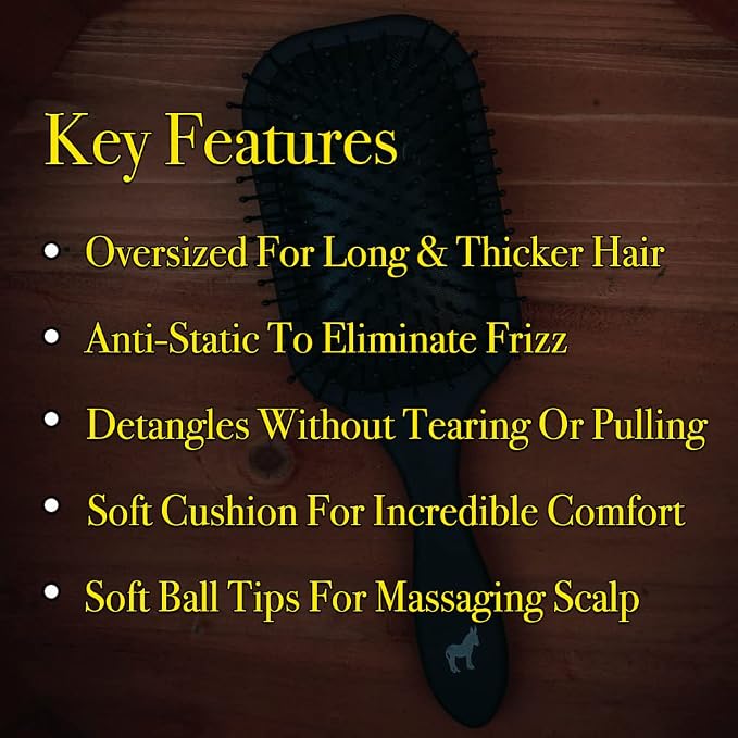 Pete & Pedro Paddle Detangle Hair Brush - Image 2